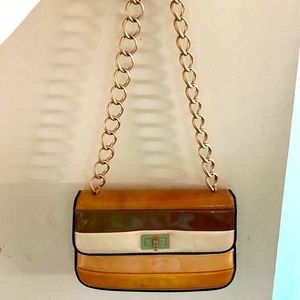 Chanel - Brightly Colored  Striped Shoulder Bag Autenthic